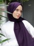 Zaina - Mörklila Hijab - Sal Evi