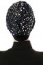 Zuleyha - Marinblå Turban