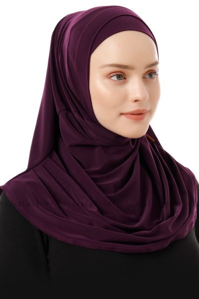 Esma - Plommon Amira Hijab - Firdevs