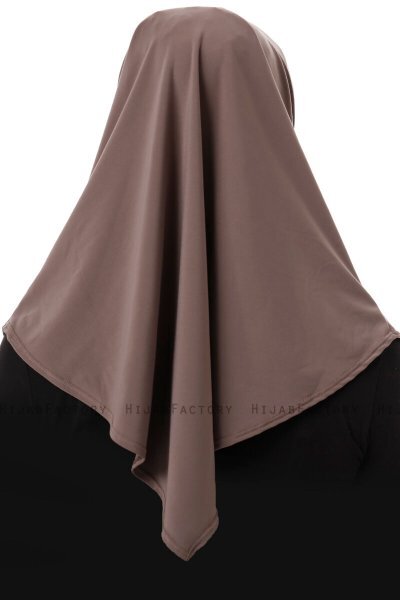 Esma - Mörk Taupe Amira Hijab - Firdevs