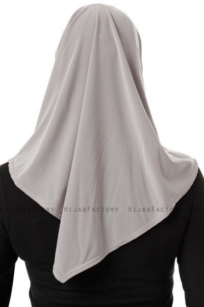 Esma - Ljusgrå Amira Hijab - Firdevs