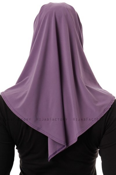 Esma - Mörklila Amira Hijab - Firdevs