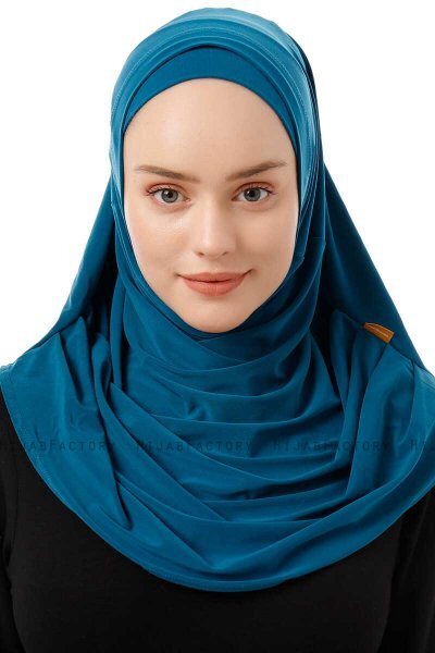 Esma - Petrolgrön Amira Hijab - Firdevs
