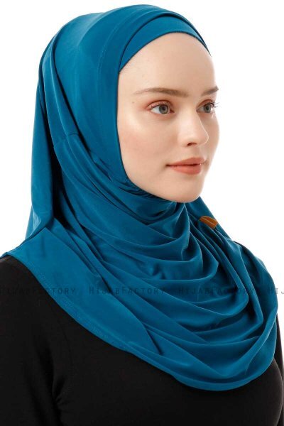 Esma - Petrolgrön Amira Hijab - Firdevs
