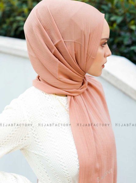 Emira - Peach Hijab - Sal Evi