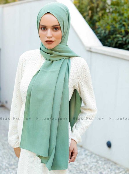 Emira - Ljusgrön Hijab - Sal Evi
