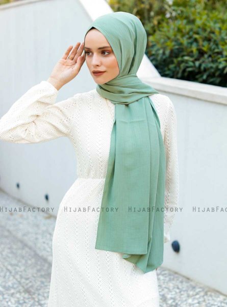 Emira - Ljusgrön Hijab - Sal Evi