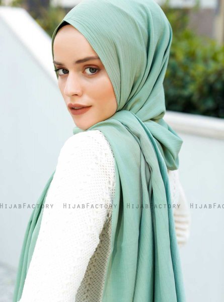 Emira - Ljusgrön Hijab - Sal Evi