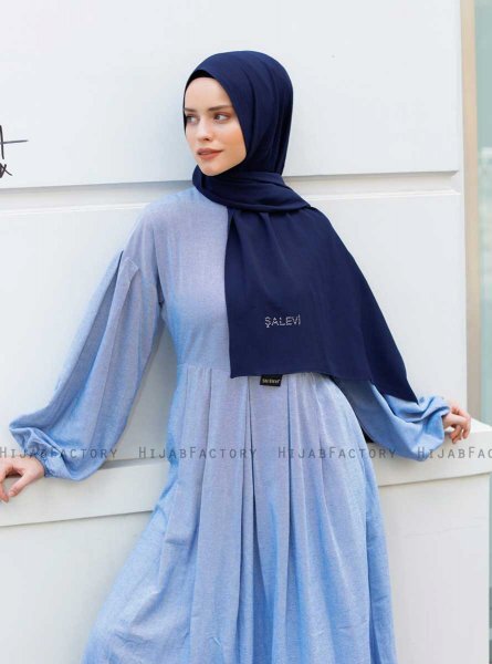 Emira - Marinblå Hijab - Sal Evi