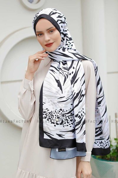 Whirlpool Mönstrad Twill Hijab - Sal Evi