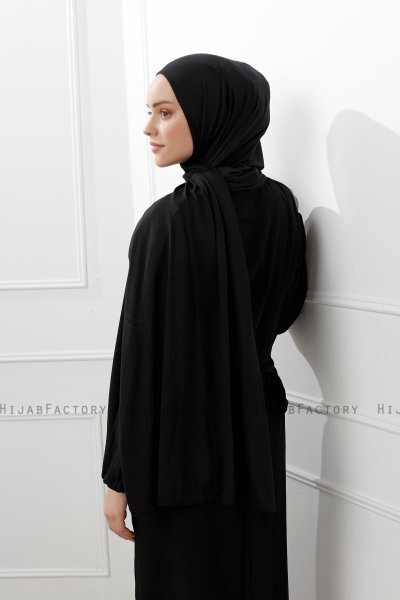 Sibel - Svart Jersey Hijab