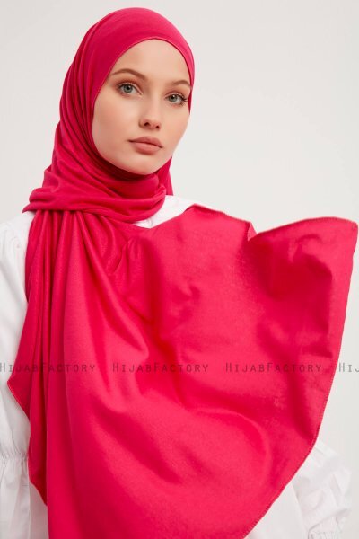 Sibel - Fuchsia Jersey Hijab