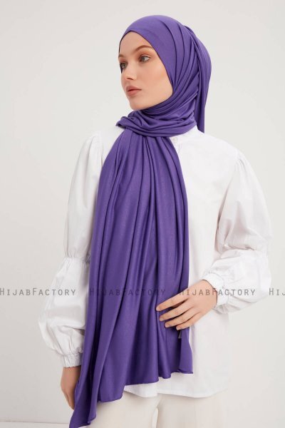 Sibel - Lila Jersey Hijab