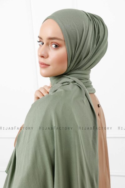 Sibel - Grön Jersey Hijab