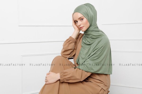 Sibel - Grön Jersey Hijab
