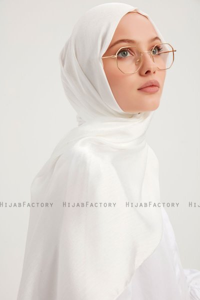 Berrak - Offwhite Janjanli Hijab