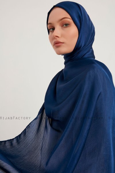 Berrak - Marinblå Janjanli Hijab