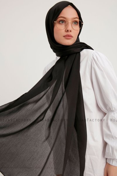 Berrak - Svart Janjanli Hijab