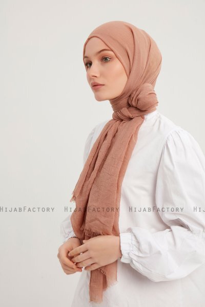 Afet - Ljusbrun Comfort Hijab