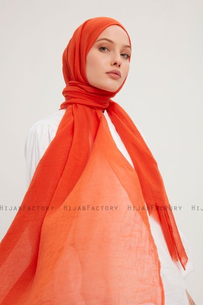 Afet - Tegelröd Comfort Hijab