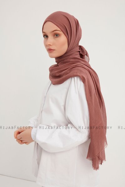 Afet - Mörkrosa Comfort Hijab