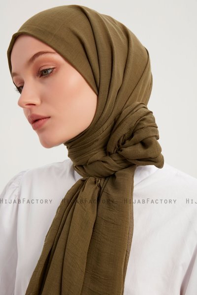 Afet - Khaki Comfort Hijab