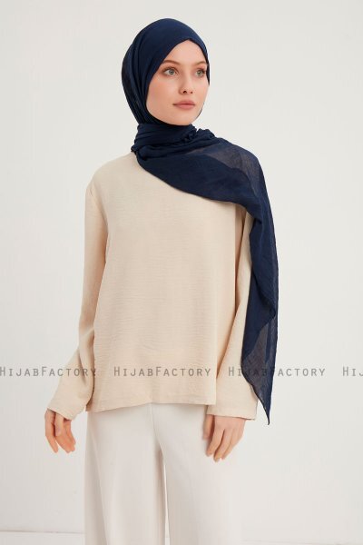 Afet - Marinblå Comfort Hijab