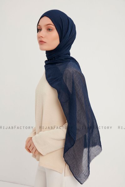 Afet - Marinblå Comfort Hijab