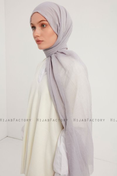 Afet - Ljusgrå Comfort Hijab