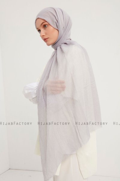 Afet - Ljusgrå Comfort Hijab