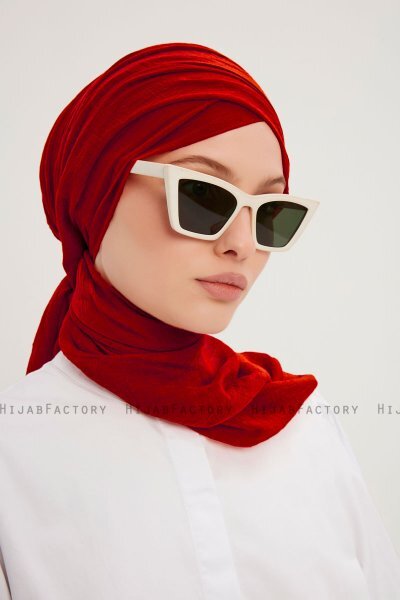 Afet - Röd Comfort Hijab