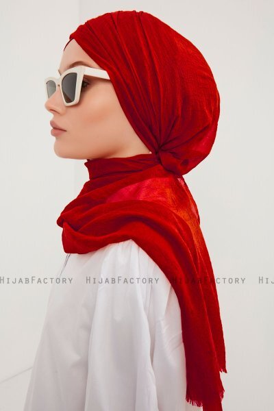 Afet - Röd Comfort Hijab