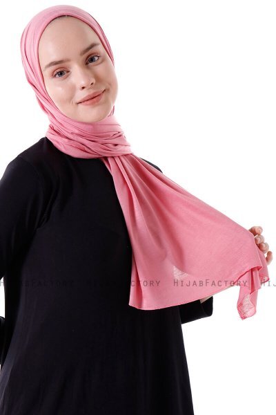 Seda - Mörkrosa Jersey Hijab - Ecardin