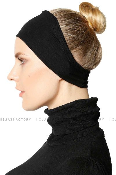 Cemre - Svart Bandana Underslöja