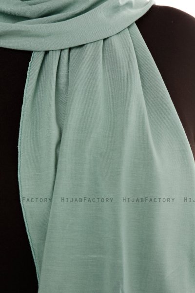 Melek - Grön Premium Jersey Hijab - Ecardin
