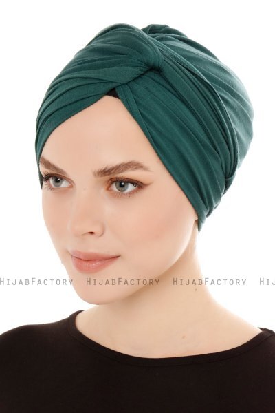 Belinay - Mörkgrön Turban - Ecardin