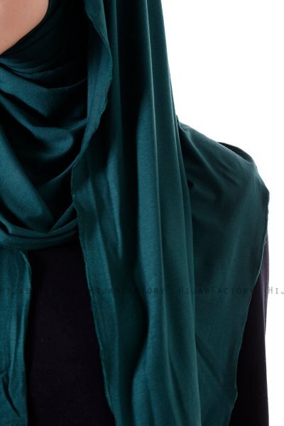 Hanfendy - Mörkgrön Praktisk One Piece Hijab