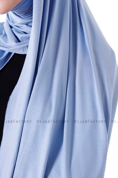 Hanfendy - Ljusblå Praktisk One Piece Hijab
