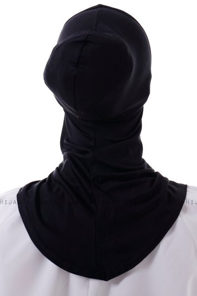 Damla - Svart Ninja Hijab Mask Underslöja