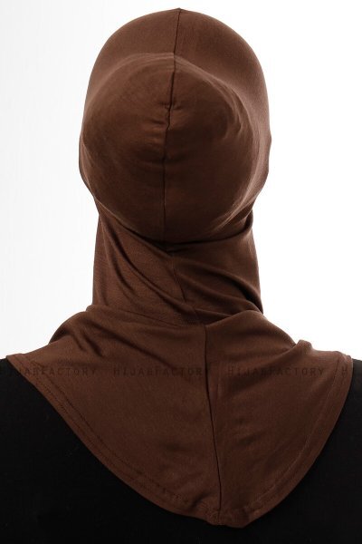 Damla - Brun Ninja Hijab Mask Underslöja