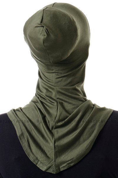 Damla - Khaki Ninja Hijab Mask Underslöja