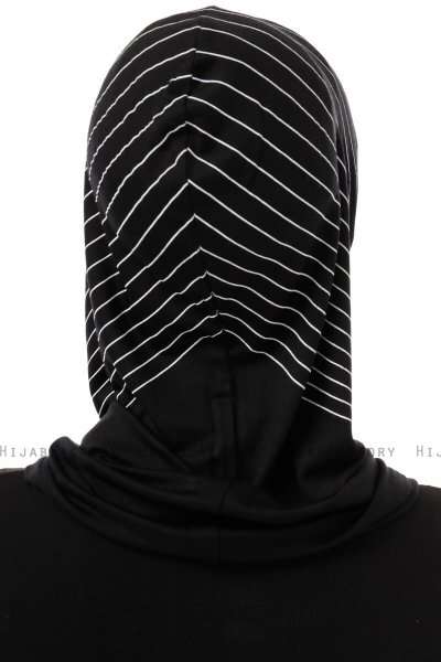 Babe Cross - Svart & Vit One-Piece Al Amira Hijab