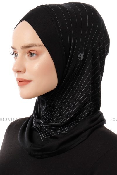Babe Cross - Svart & Ljusgrå One-Piece Al Amira Hijab
