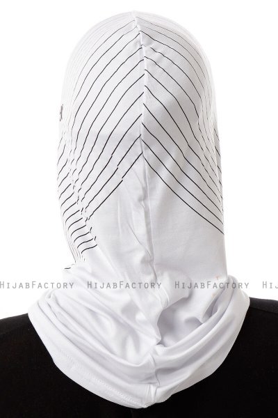 Babe Cross - Vit One-Piece Al Amira Hijab