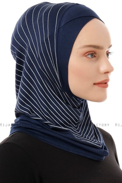 Babe Cross - Marinblå One-Piece Al Amira Hijab