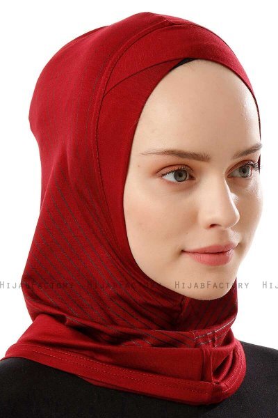 Babe Cross - Bordeaux One-Piece Al Amira Hijab