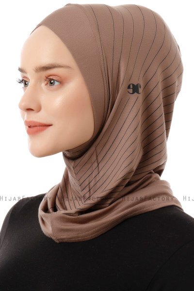 Babe Cross - Mörk Taupe One-Piece Al Amira Hijab