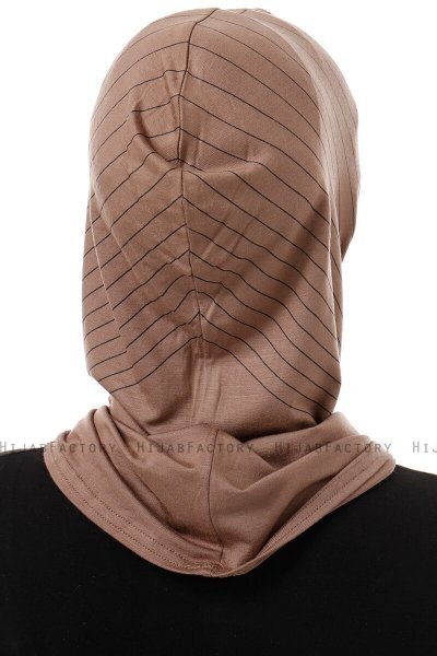 Babe Cross - Mörk Taupe One-Piece Al Amira Hijab