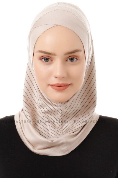 Babe Cross - Ljus Taupe One-Piece Al Amira Hijab