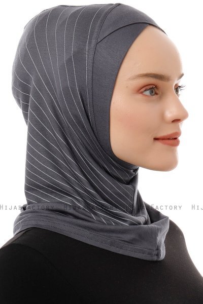 Babe Cross - Mörkgrå One-Piece Al Amira Hijab